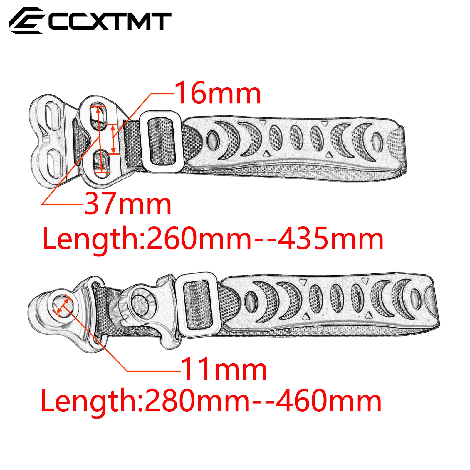 Correa de rescate delantera y trasera para motocicleta, cinturón de tracción para Honda Yamaha Kawasaki KTM Suzuki EXC EXCF SX SXF XC XCF CR CRF YZ