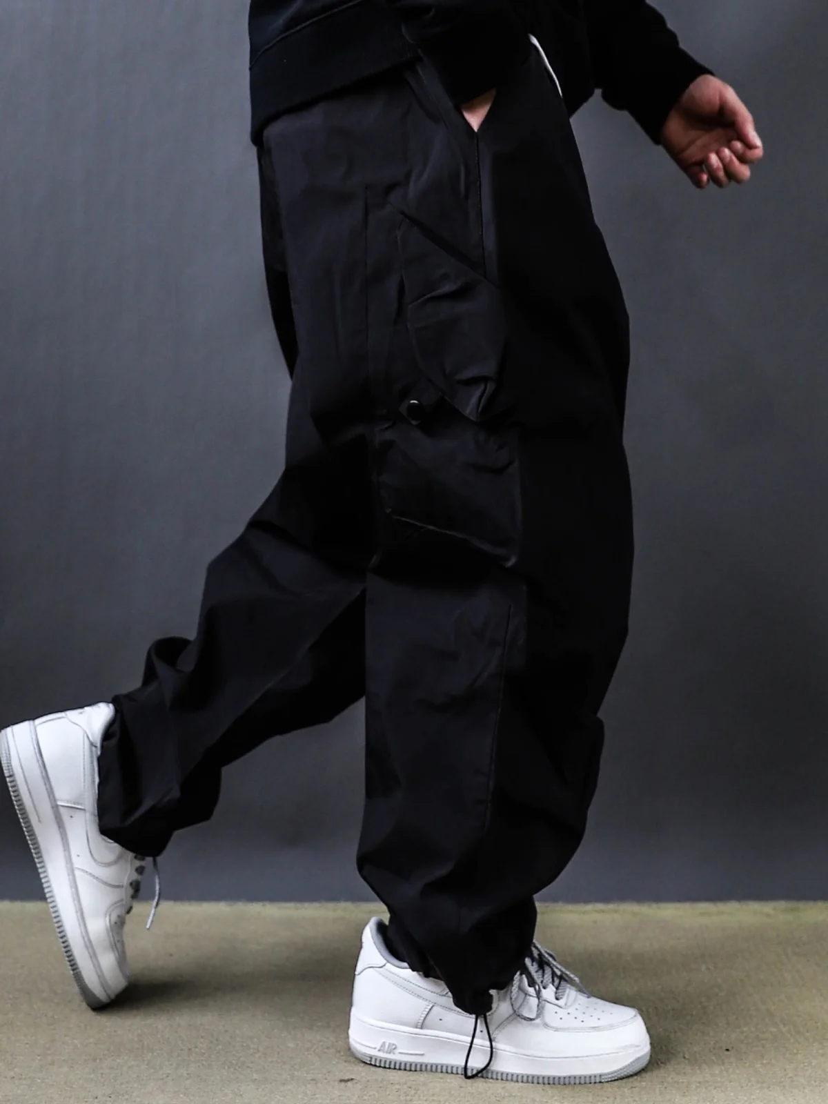 عالية الجودة الشباب عارضة السراويل البضائع ربيع الخريف جديد Sle فضفاضة تناسب عمال السراويل للرجال مع كيتس Bla