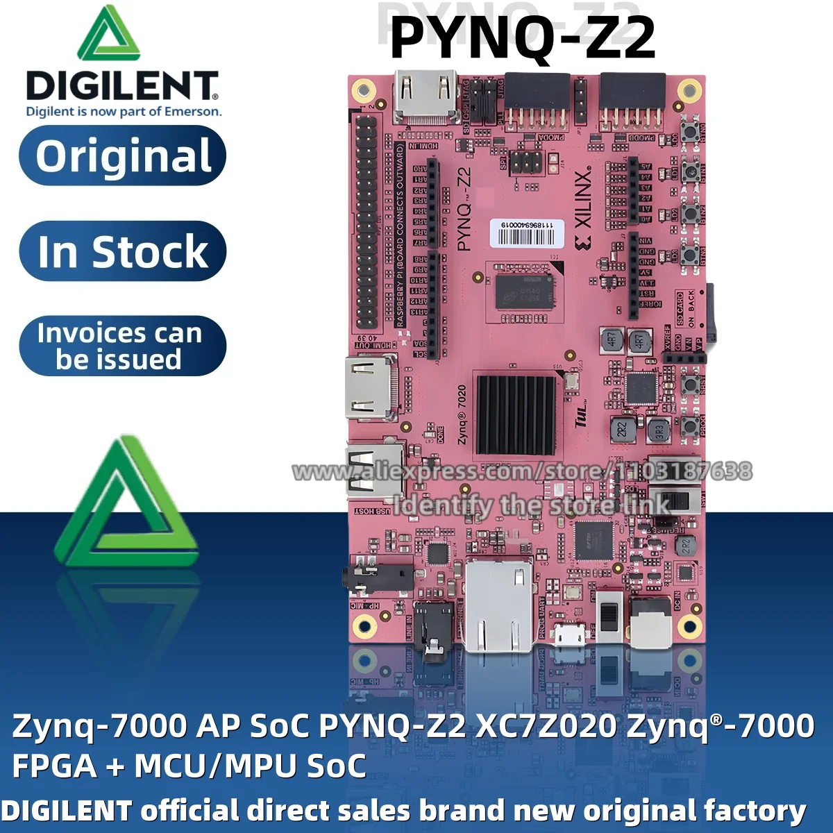 1PCS/LOT TUL PYNQ-Z2 ZYNQ XC7Z020 1M1-M000127DVB DEV FPGA Development board kit Original stock