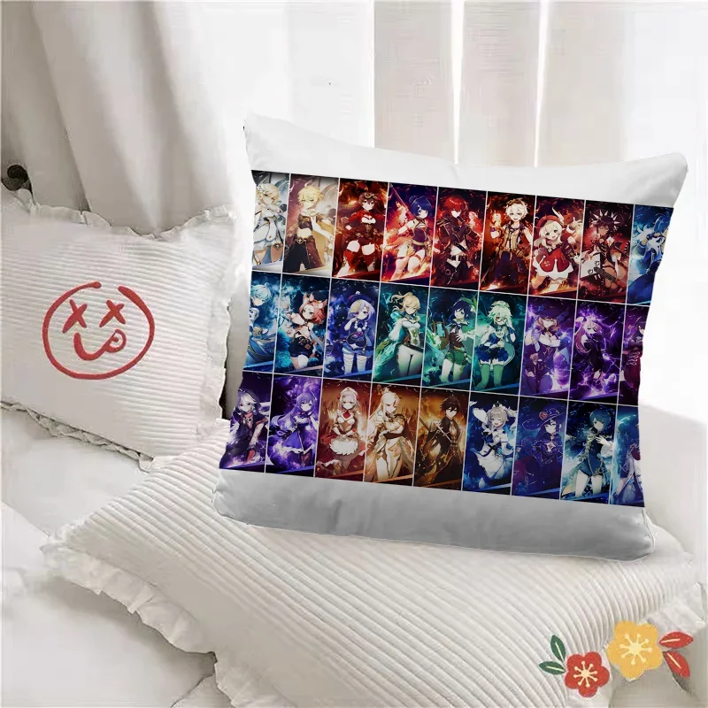 Anime Pillow Cover Aranara Decorative Pillowcase 40x40 Cushion Covers for Bed Pillows Pillowcases 50x50 Sofa Cushions Fall Decor