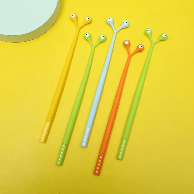 

48 шт., гелевые ручки с героями мультфильмов, милые инопланетянистые черные 0,5 мм, креативная студенческая персонализированная ручка для подписи, милые канцелярские принадлежности