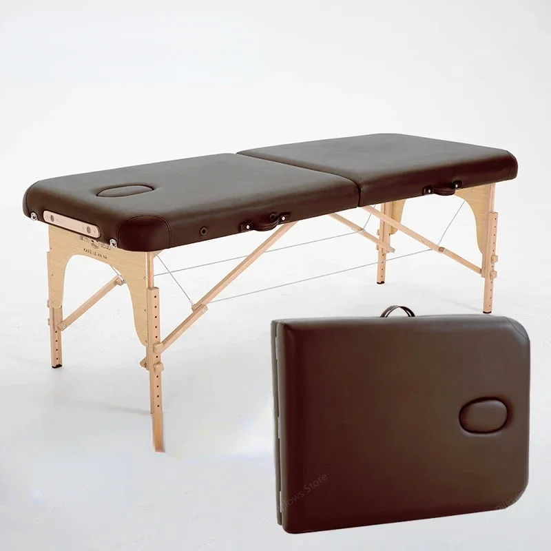 Stretchers Massage Table Beauty Portable Folding Aesthetics Professional Treatment Tattoo Auxiliary RelaxingSalon Furniture