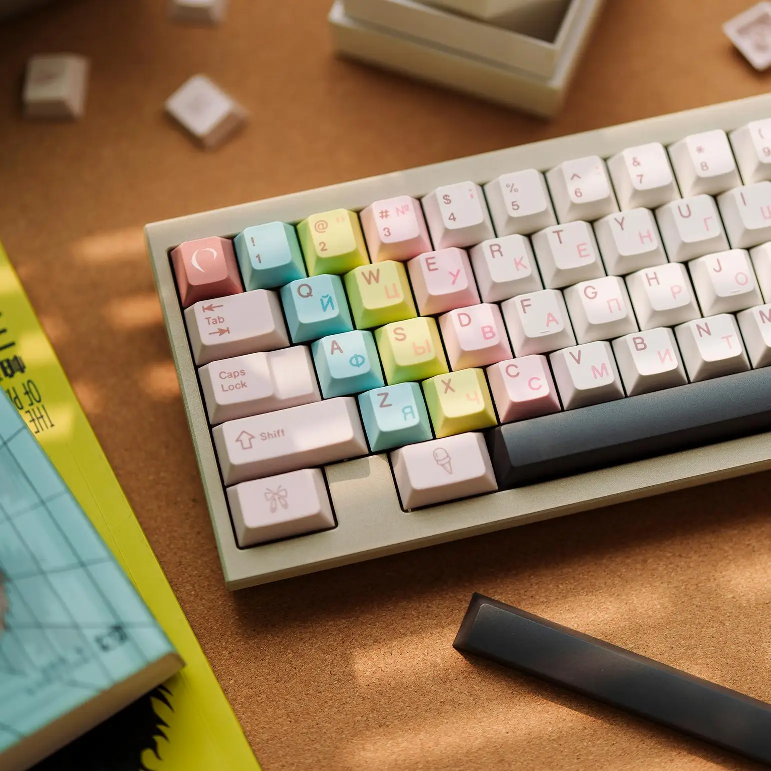 Ellie Sublimation Original Height Keycaps Cherry Keycaps