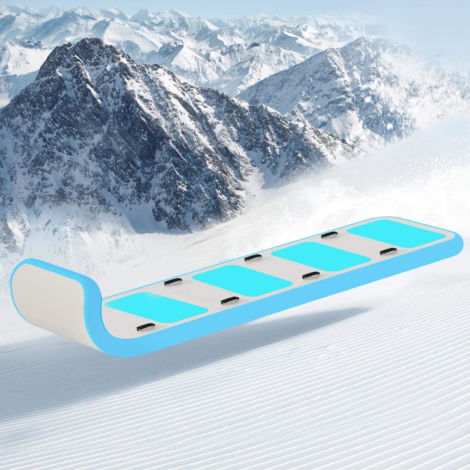 2026 Winter Sport Hard Bottom Inflatable Snow Sled Mat Durable Water Towable Boat Matpromote sales