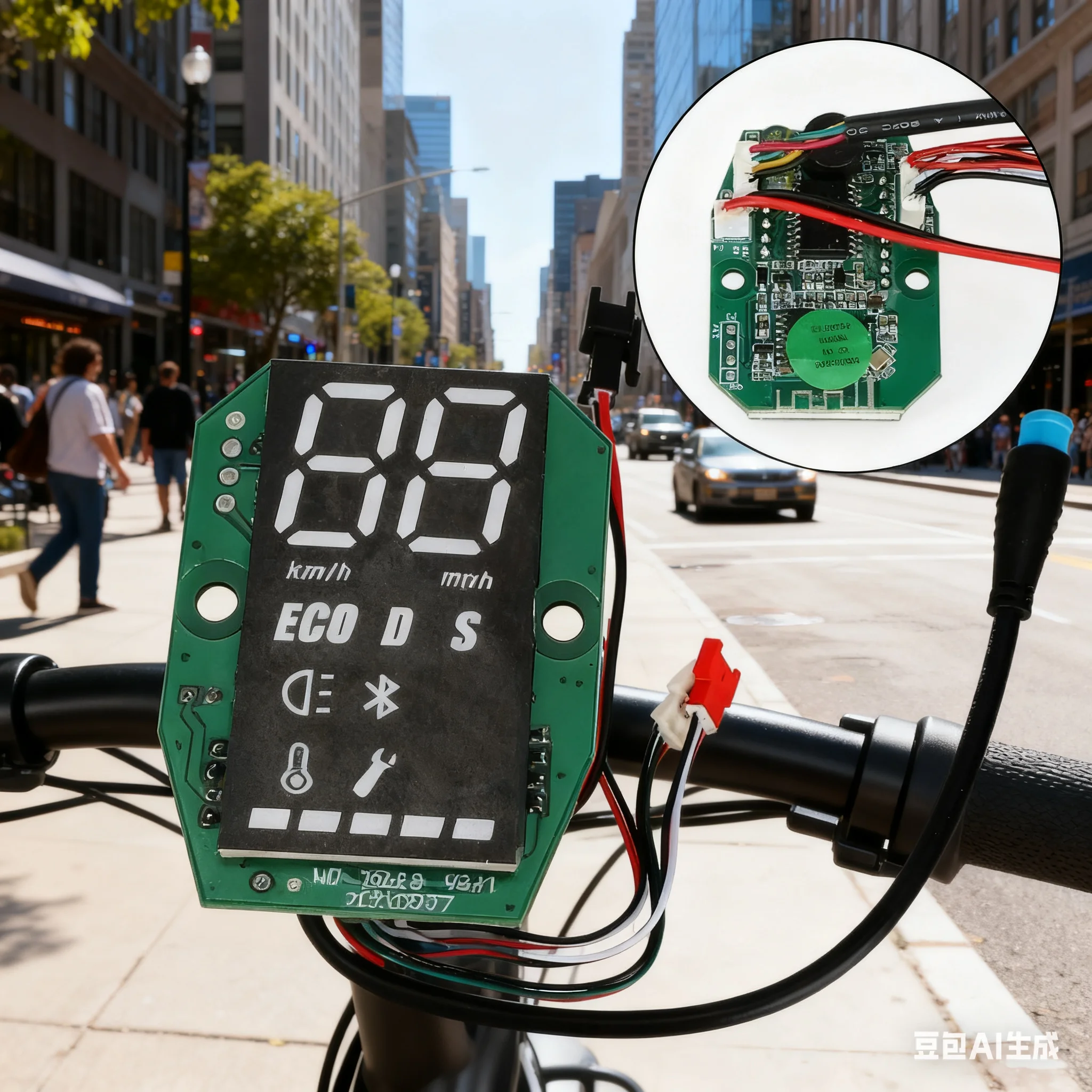 

1pc E-bike Control Board 36V 350W BT Display Screen Dashboard For Segway For Ninebot Max G30 Electric Bike Meter Pannel Parts