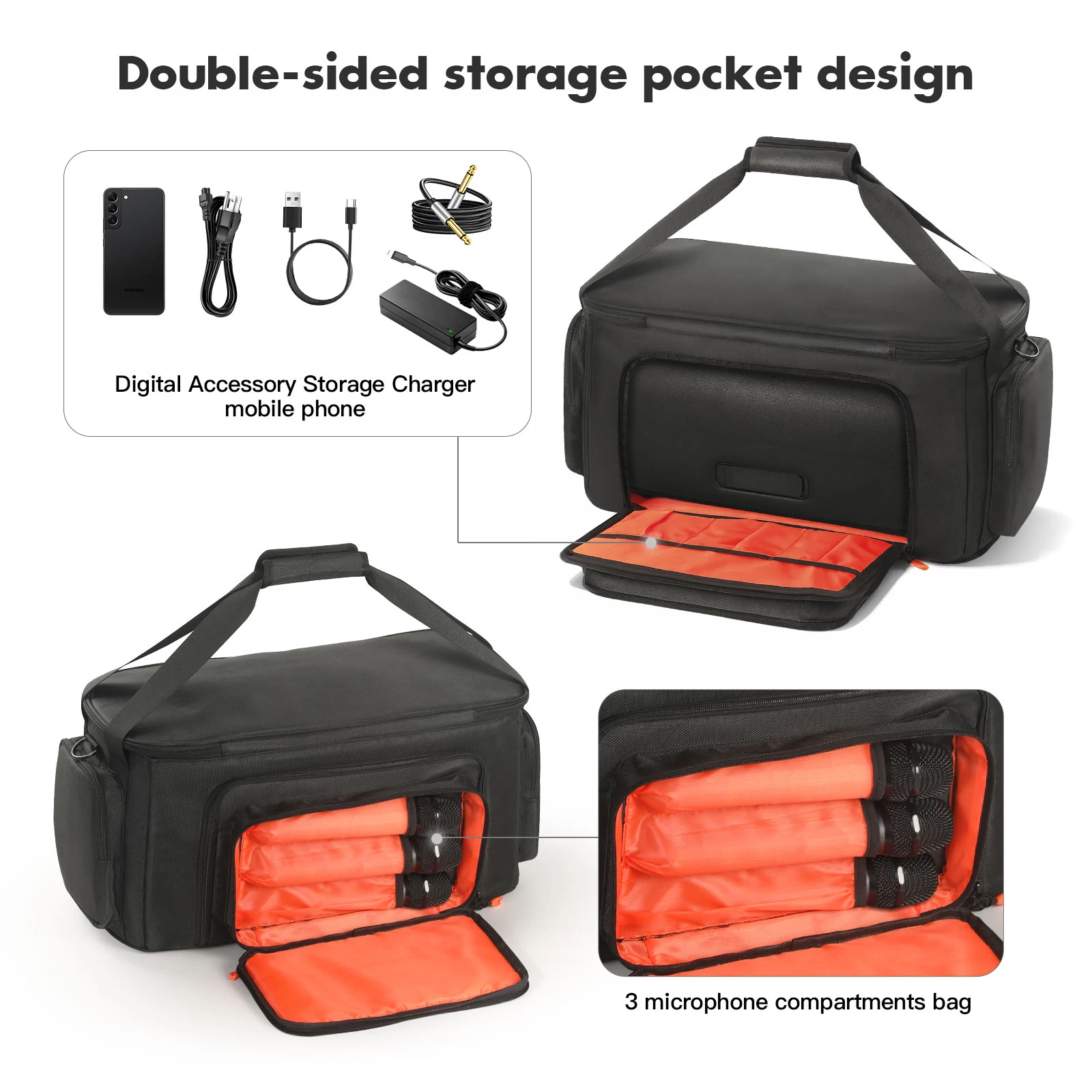 

Портативная сумка-чехол для переноски колонки с плечевым ремнем, защитный чехол для JBL PartyBox On The Go 2, аксессуары для колонок