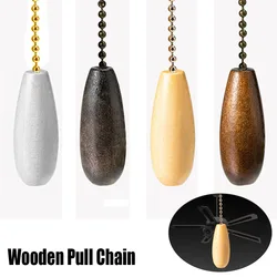 Ceiling Fan Chain Pulls Wooden Pull Chain Extension Pull Chain for Ceiling Light Lamp Fan Wooden Pull Chain