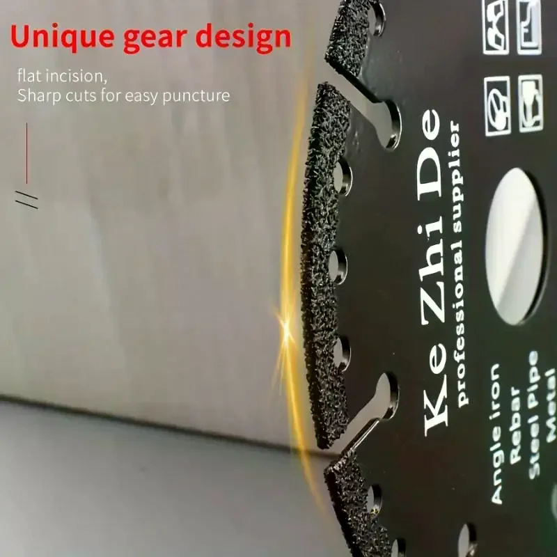 4 Inch/4.5 Inch Diamond Saw Blade Cutting Disc Metal Cutting Diamond Plate For Wood Plastic Iron Steel Aluminum Metal Sheets