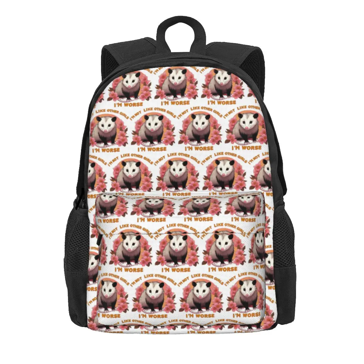 

I'm Not Like Other Girls, I'm Worse Possum Backpack Daypack Large Capacity BookBag School Bag Shoulder Bags for Men Women