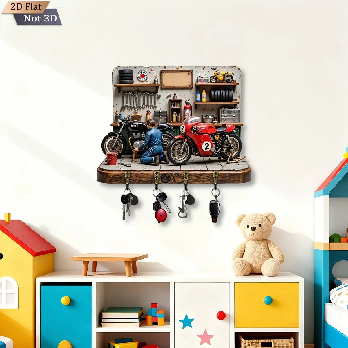 2D Flat, 1pc, Motorcycle Repa - огляд і ціна Woodworking Room