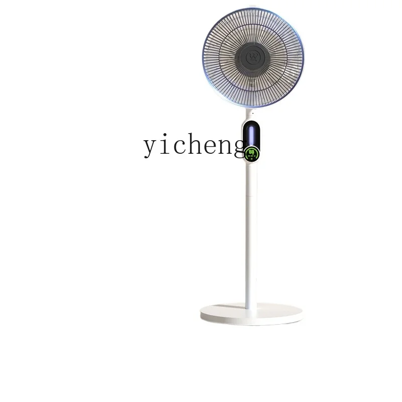 cc27 Electric Fan Floor Fan Household Light Tone Vertical Large Wind Fan