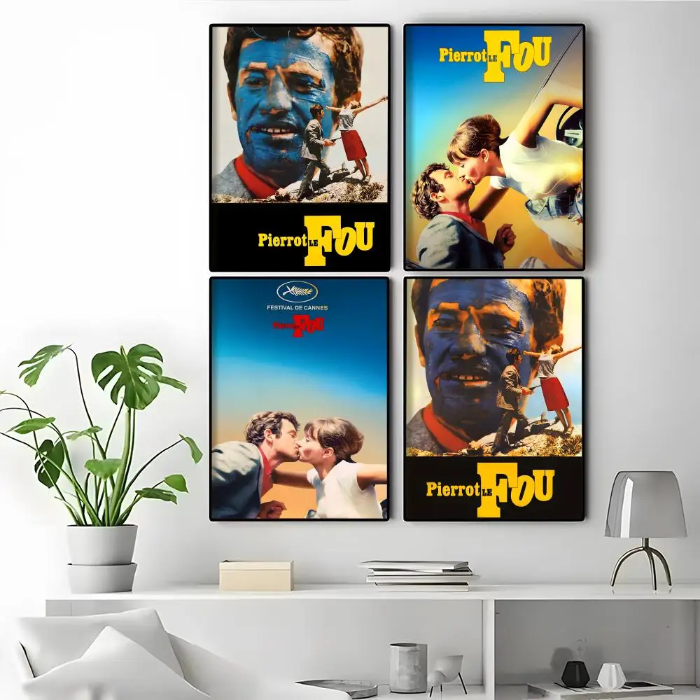 Pierrot Le Fou Home Decoration Items Study Room Decoration PVC Art Poster Poster