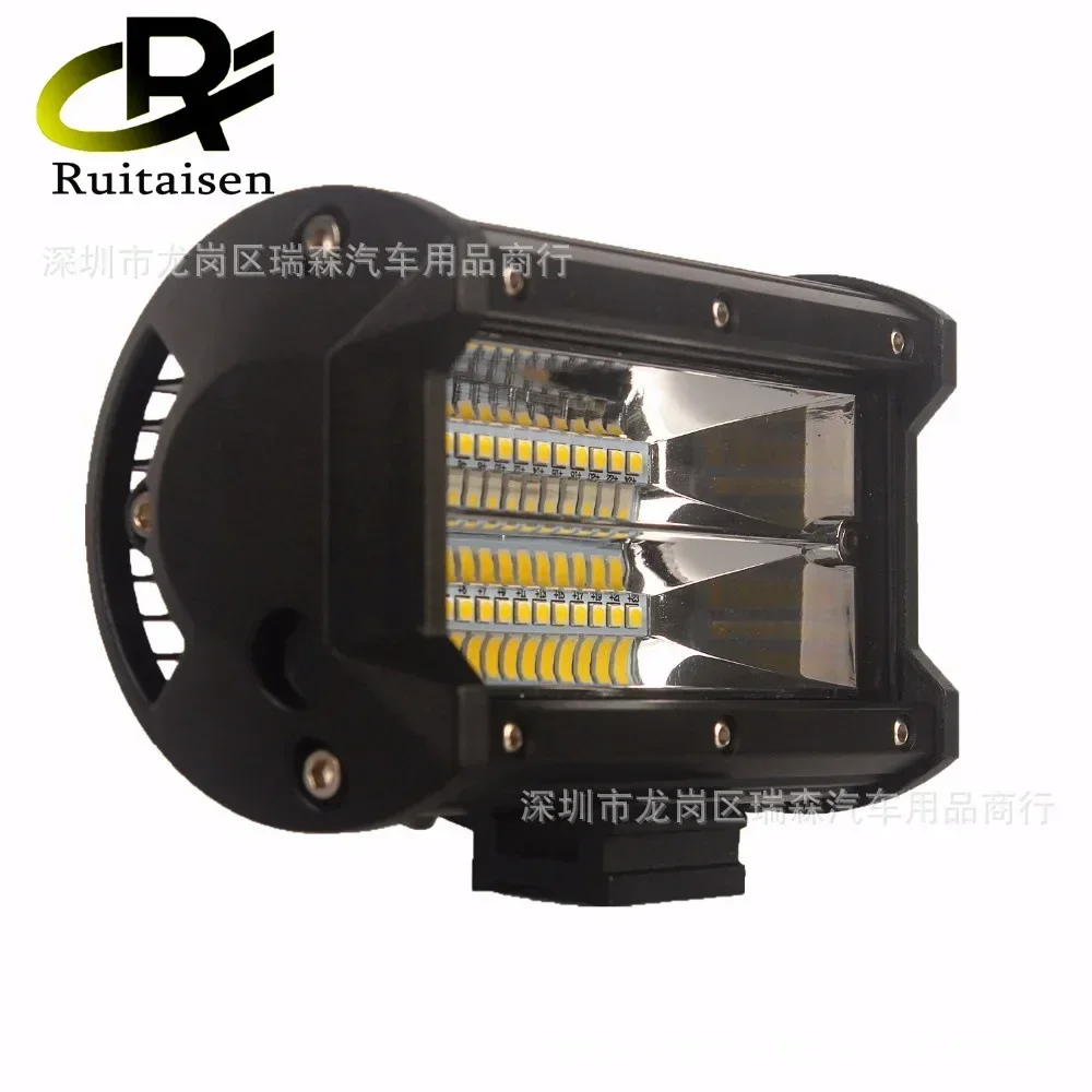 Durable Car Work Light 72w  Chip Three-row LED Off-road Vehicle Work Signal Light Led Lights for Car
