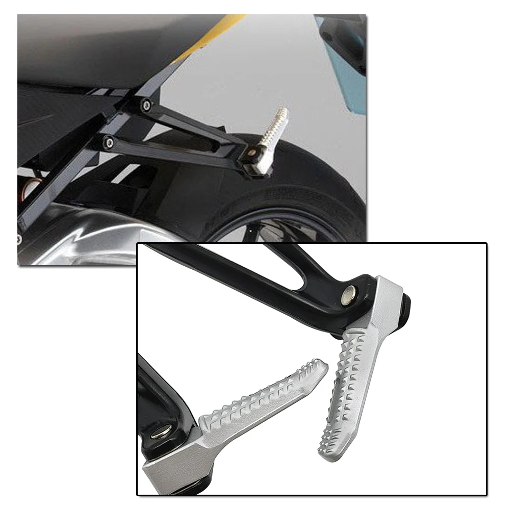 For BMW S1000RR S1000R S1000XR M1000RR 2009-2023 Motorcycle Rear Passenger Footrest Foot Peg Rest Pedal Bracket Kit image 2
