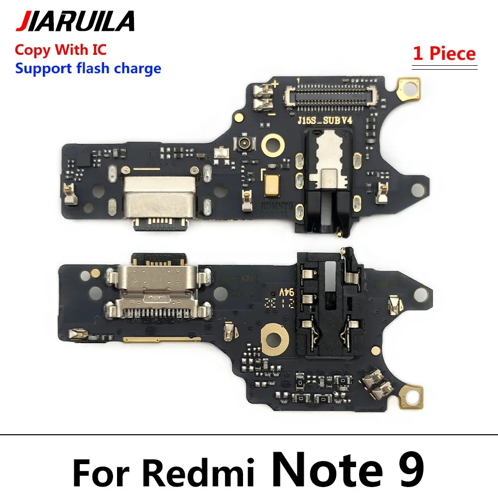 USB Charger Type-C Flex Cable Panel With IC Fast Charging Dock Port Board Connector For Xiaomi Redmi Note 7 8 9 10 11 12 ProPlus