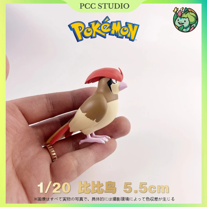 Anime Pokemon Pidgeotto Three-dimensional illustration Scale world Action figures Christmas birthday gift Entertainment toys