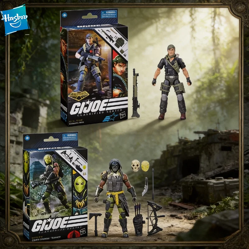 

【IN STOCK】Hasbro G.I. Joe Classified Series Tunnel Rat & Cobra Shadow Tracker action figures. Perfect for G.I. Joe collectors.