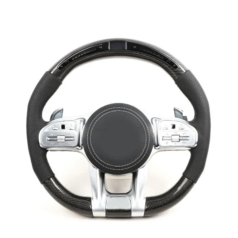 New Design Car Accessories Upgrade Steering Wheel For Mercedes 809 AMG A B C E G S V Class Full Leather Steering Wheel