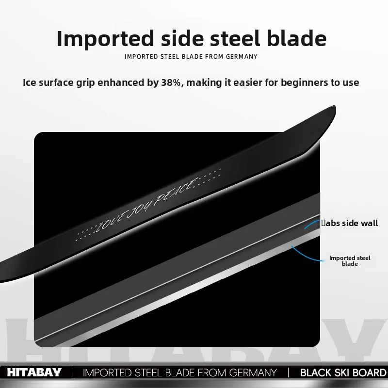 Small Blackboard Starter Ski Snowboard, Set Outdoor Ski Equipment Quick Wear Holder