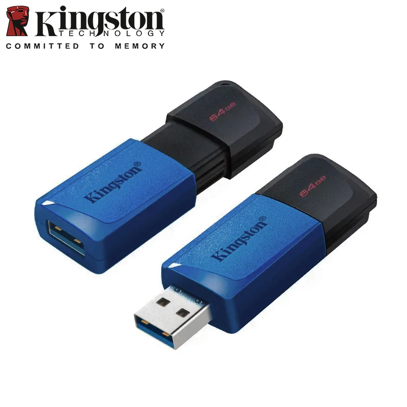 USB-флеш-накопитель Kingston DataTraveler Exodia M, 64 ГБ, 128 ГБ, 256 ГБ, USB 3,2 Gen 1, мини-флешка DTXM для компьютера