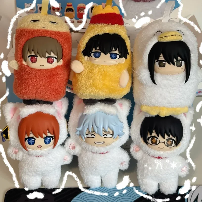 

Genuine SofuNui Gintama Blind Box Mystery Box Sakata Gintoki Toys Kagura Plush Vinyl Doll Anime Periphery Bag Pendant Gifts