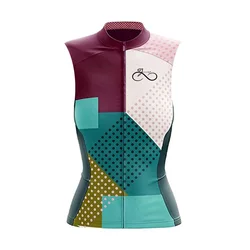 Women Summer 2023 Breathable Cycling Vest Fashion Running Gilet Sleeveless Lightweight Maillot Ciclismo MTB Mountain Bike Jacket