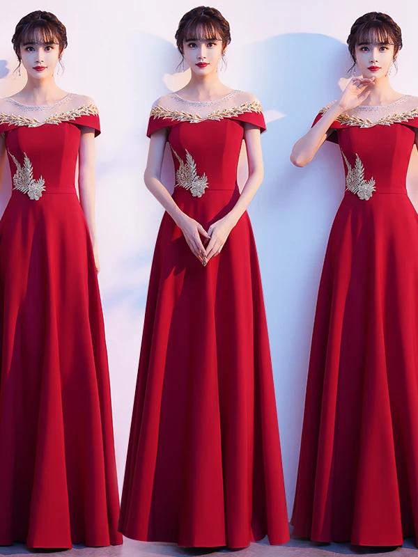 Elegante Vestido Largo de Un Solo Hombro, Vestido de Noche Estilizado y Adelgazante para Mujer, Cintura Alta, Cierre de Crema...