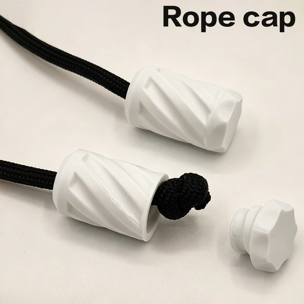 2-Pack Spiral Cord End Caps, Detachable Threaded Cord Ends, Hoodie Drawstring Caps, Bag Drawstring Stopper Accessories, Sweatpants Drawstring End Clips, Backpack Drawstring Cord Ends, Cargo Pants Drawstring Decorative Cord Caps; Suitable for Sweatshirt Drawstrings, Sports Pants Elastic Cords, Canvas Bag Drawstrings, Workwear Leg-Tie Cords, Shoe and Hat Decorative Cords; Suitable for Clothing DIY Modifications, Clothing Accessories Replacement, Garment Accessories