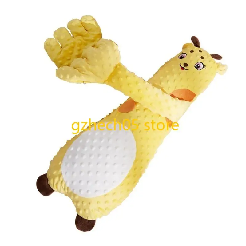 

D55E Cartoon Baby Pacify Toy Mood Soothing Pillow Simulates Gentle Hug Function for Quick Sleep with/without Remote Control