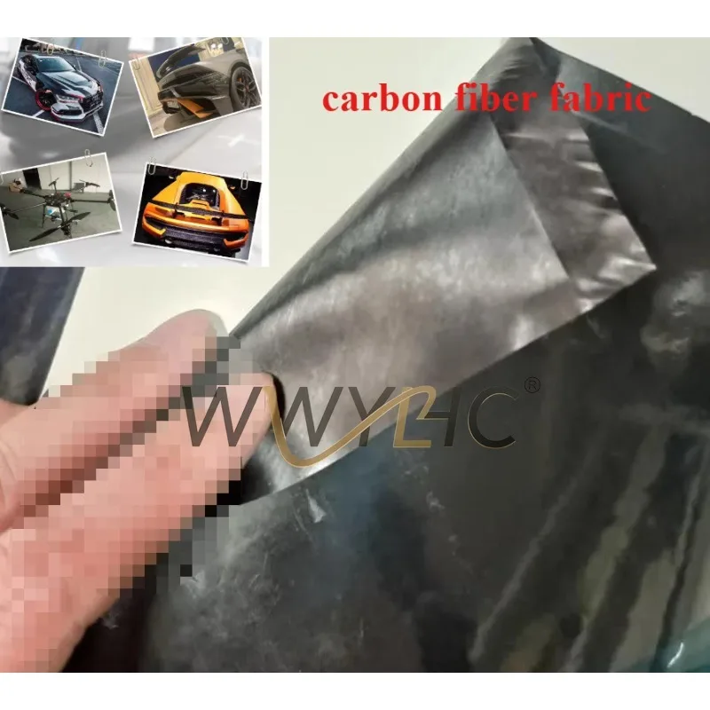 High Strength Unidirectional Carbon Fiber Prepreg 30/75/150g Hot Press Cured Carbon Fiber Fabric