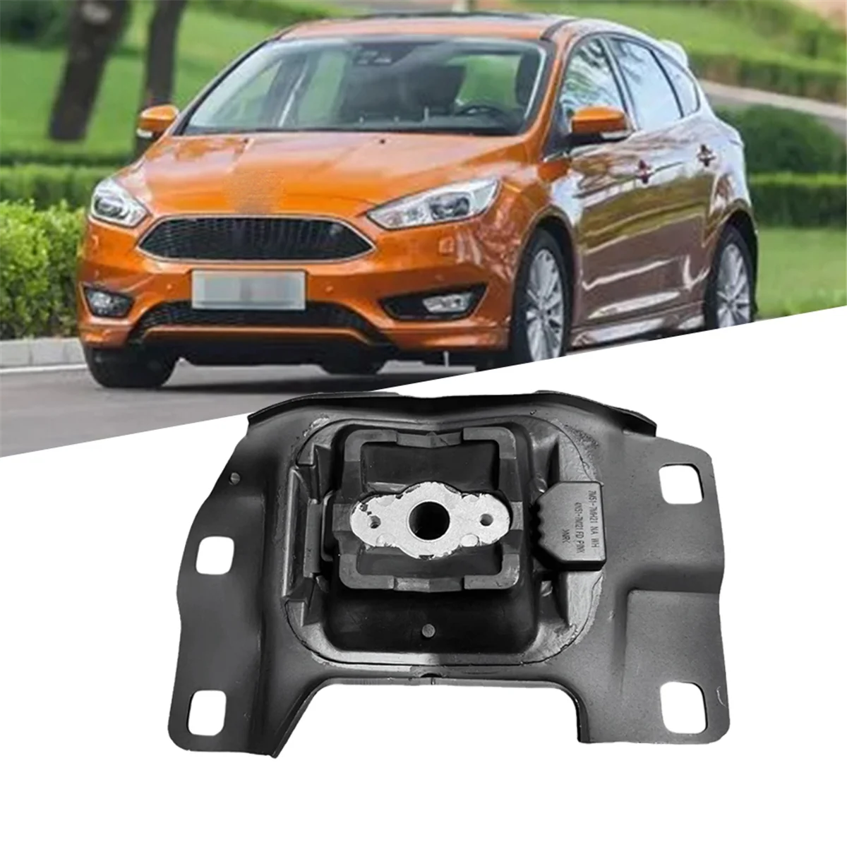 Car Engine Mount Bracket 7M51-7M121-NA for Ford Focus Mk2 Mk3 2009-2013 Gearbox Rubber Bracket Mounting