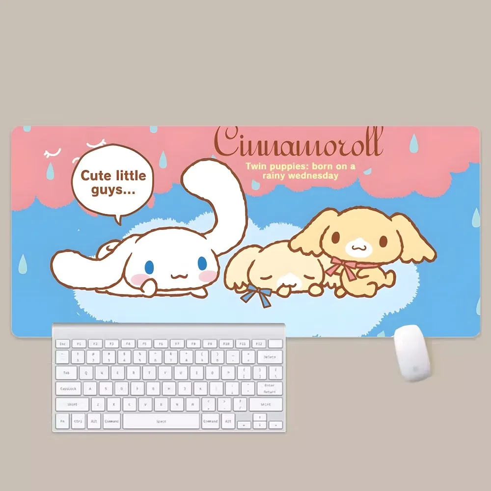 S-Sario C-Cinnamoroll Mousepad Mousepad New Arrivals Large Gaming Mousepad L XL XXL Gamer Mouse Pad Size For Keyboards Mat