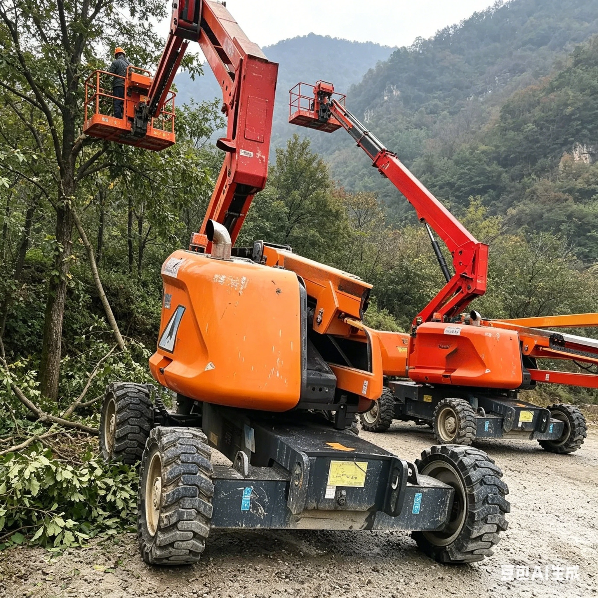 16m Self-Propelled Articulated Boom Lift, Mobile Elevating Work Platform, Official Cherry Picker for Sale Customized