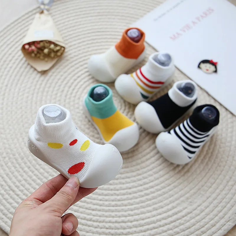 

Cute Baby Socks Shoes for Toddlers First Walkers Non-Slip Infant Breathable Boys Girls Kids Prewalkers Child Floor Footwear