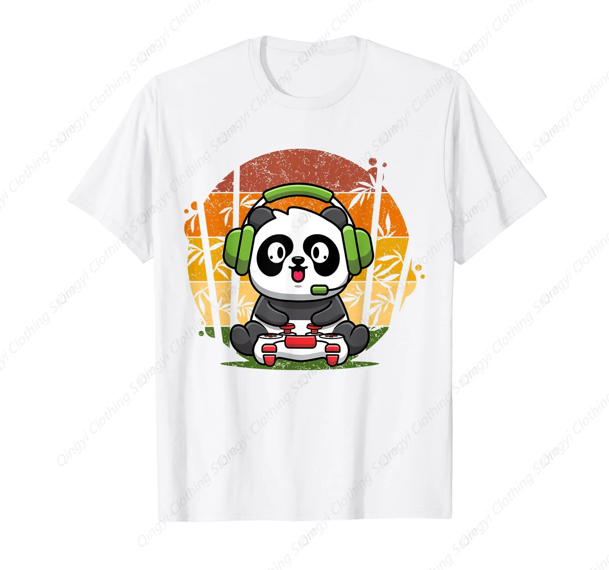 

Funny Gaming Panda Lover For Men Women Funny Animal T-Shirt