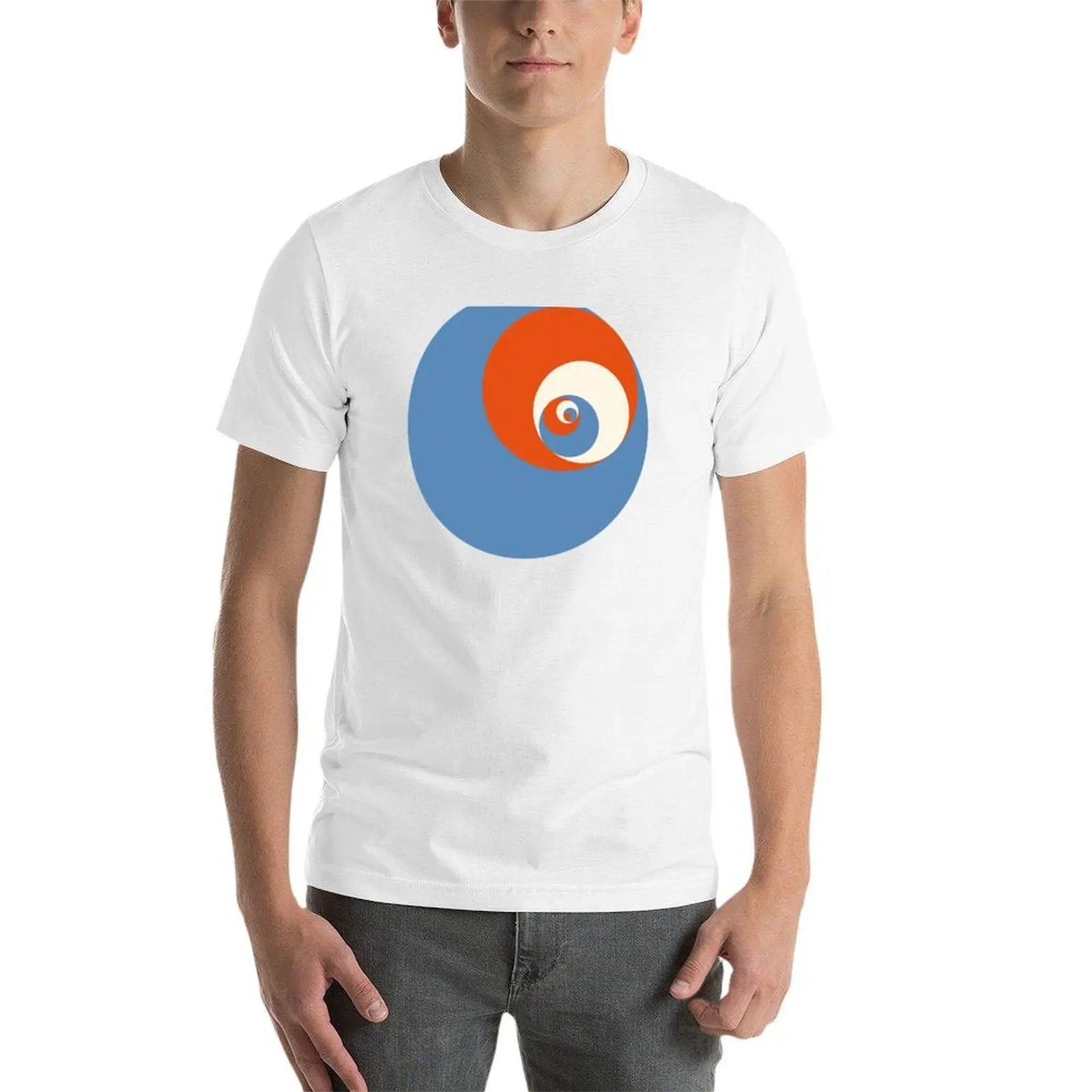 الدوائر المدارية تي شيرت رجل تي شيرت عالية الجودة الفاخرة العلامة التجارية رجل تي شيرت للرجال عادية تي شيرت رجل مصمم تي شيرت #4