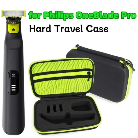 Hard Travel Case Carrying Case Electric Trimmer Shaver Travel Case Cover for Philips OneBlade Pro and Accessories