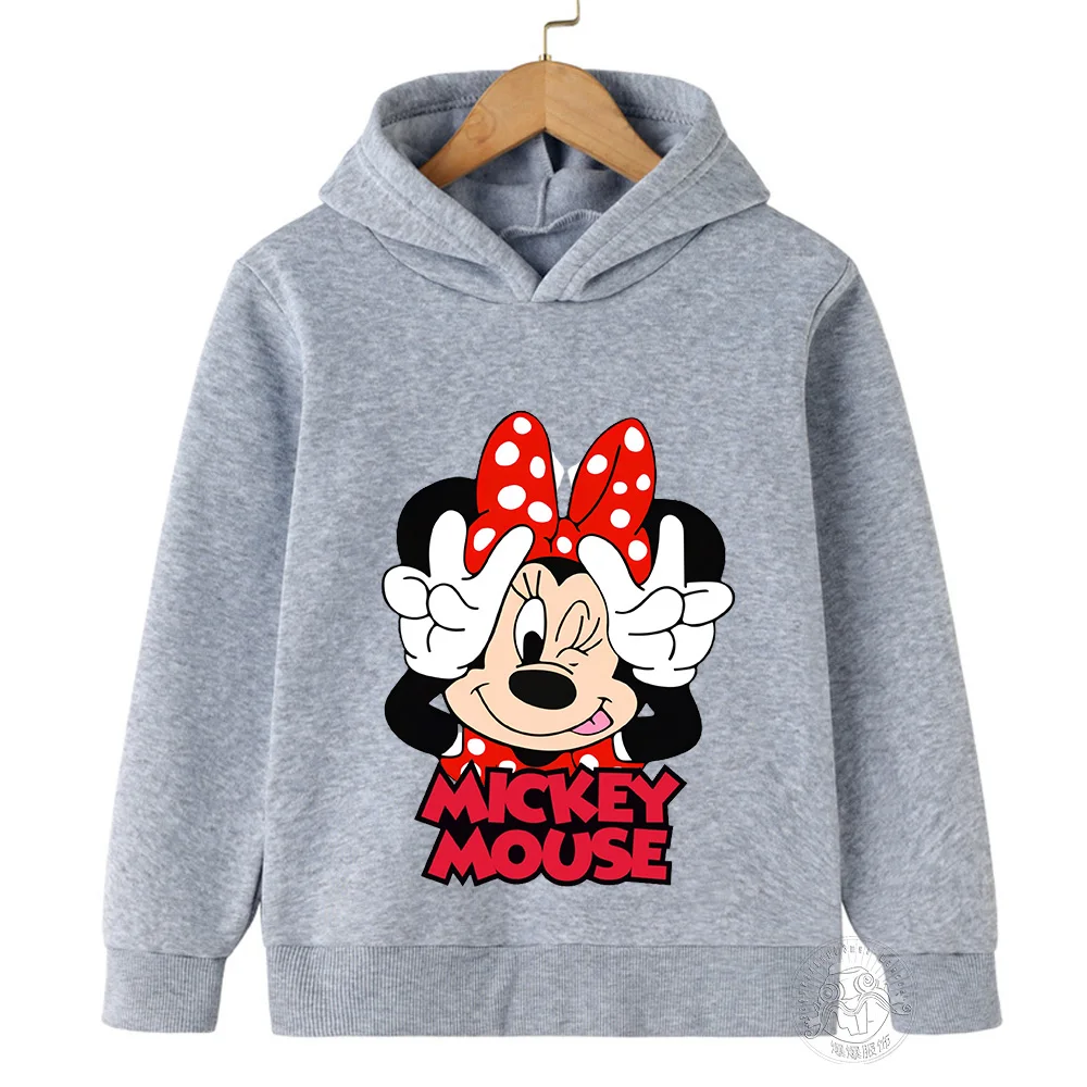 Hoodie Children\'s hoodie Cartoon printed  Minnie Mickey Spring fall children\'s sportswear Boys girls children\'s clothing