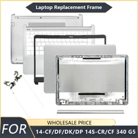Nuevo para HP 14-CF 14-DF 14-DK 14-DP 14S-CR 14S-CF 340 G5 cubierta trasera LCD para portátil bisel frontal reposamanos cubierta inferior teclado