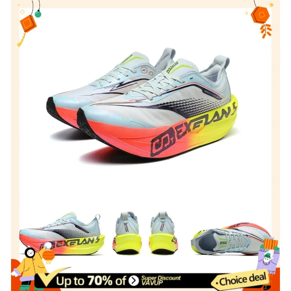 

Men Running Shoes Carbon Board Marathon Sports Speciality Breathable Lightweight Women's Comfortable Athletic Nonskid Sneakers