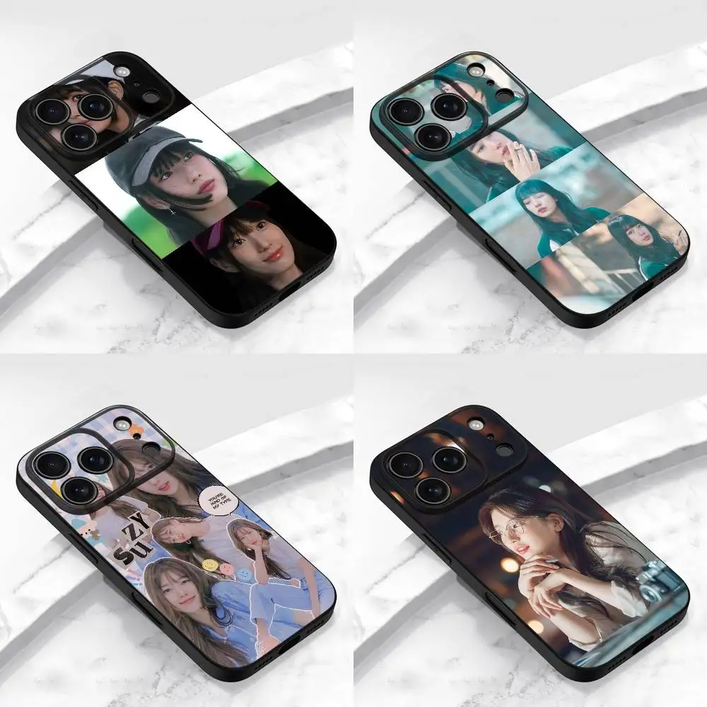 

B-Bae Suzy Phone Case For iPhone 17,16,15,14,13,12,11,Pro,Max,Plus,E,Air,Mini Protective Black Cover