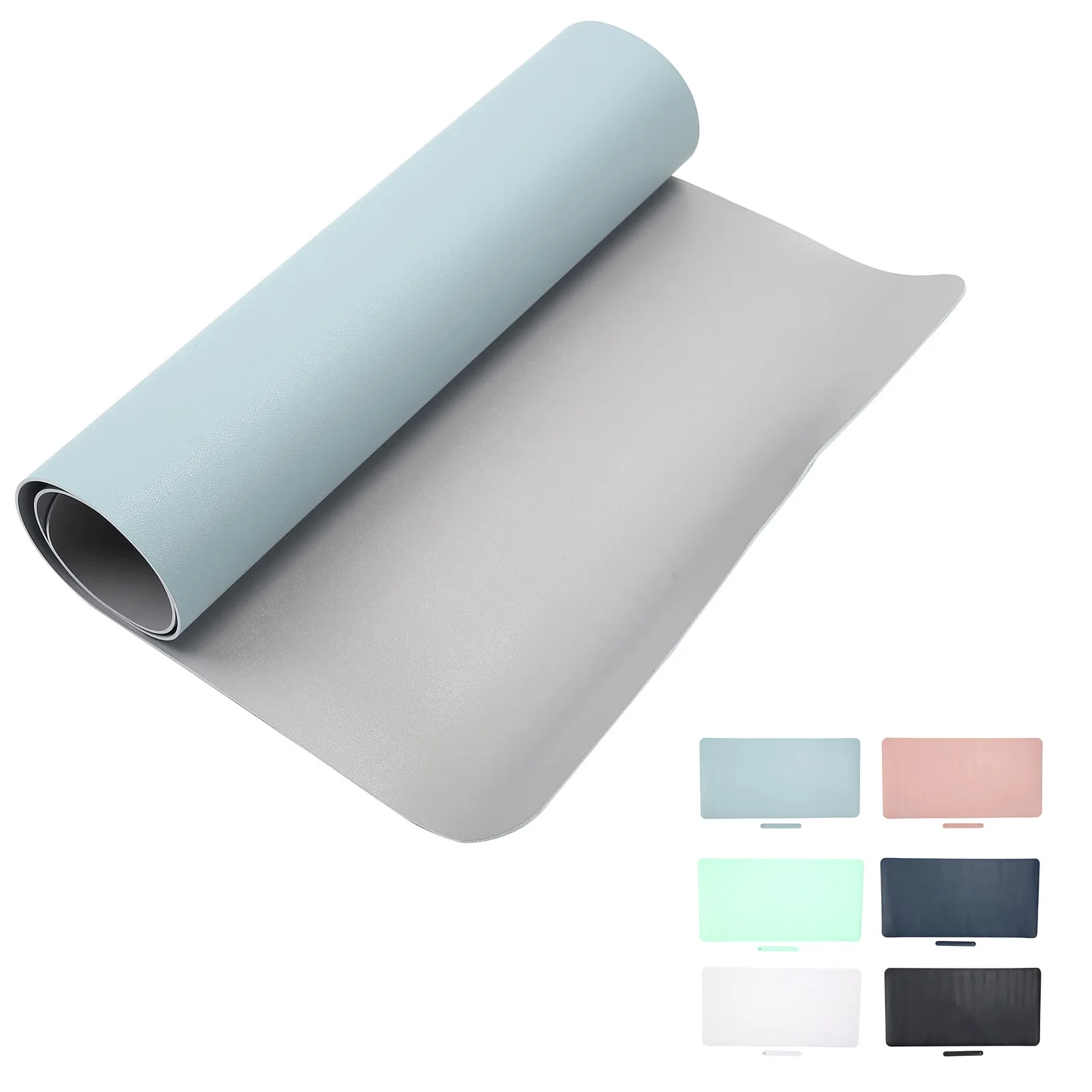 Desk Mouse Pad DoubleSided Table Mat Multifunctional Waterproof Leather Writing Desk Mouse Pad Mouse Mat Waterproof Mouse Pad