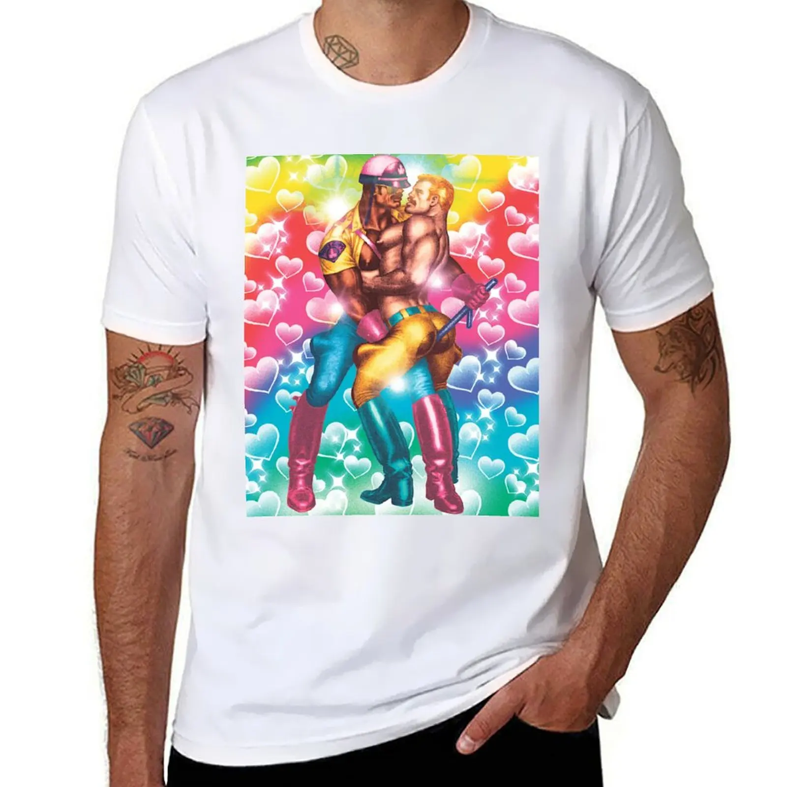 

t cotton pack T-Shirt t shirt funny cotton shirts RAINBOW