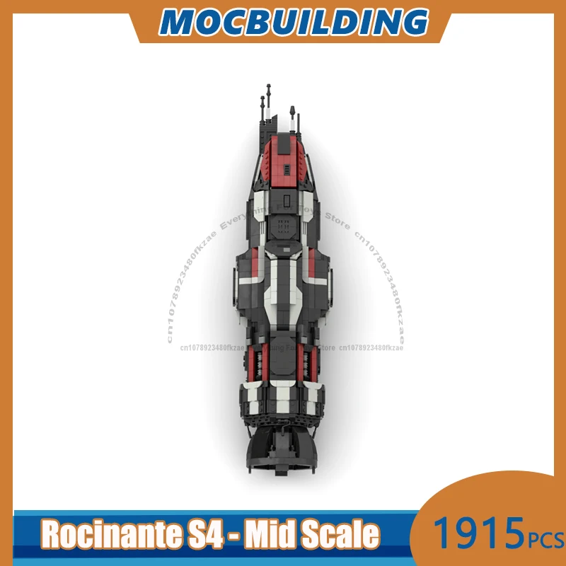 Rocinante S4 - กลางรุ่น MOC Building Blocks พื้นที่ DIY ประกอบอิฐคอลเลกชันจอแสดงผล Creative Xmas ของเล่นของขวัญ 1915PCS