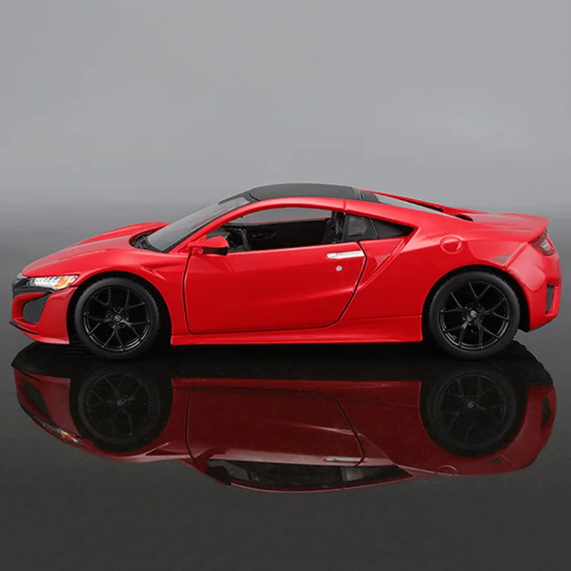 In Stock Maisto 1:24 Honda 2018 Acura NSX Alloy Miniature Diecast Model Honda Supercar Alloy Luxury Vehicle Car Toys Kids Gift