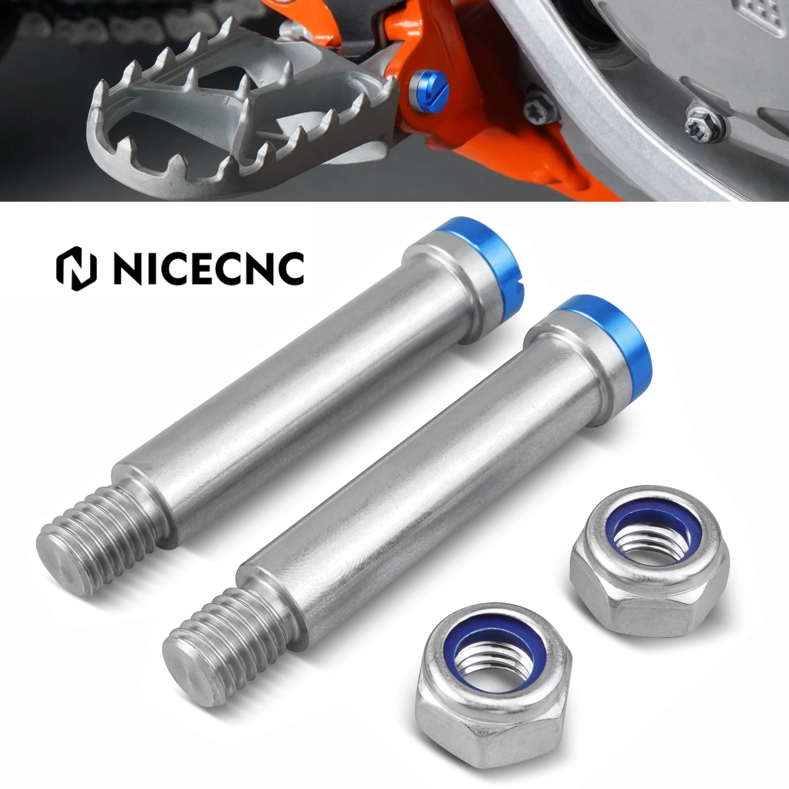 Yamaha YZ 65 85 125 250 YZ250F YZ450F WR250F WR450F YZ125X YZ250X YZ250FX YZ450FX WR250RX 발판 발 페그 레스트 페달 핀