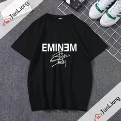 Summer Funny T Shirt Slim Shady Eminem and Dr.Dre Inspired Graphic Tee Comic Cover Style T-Shirt In B Casual