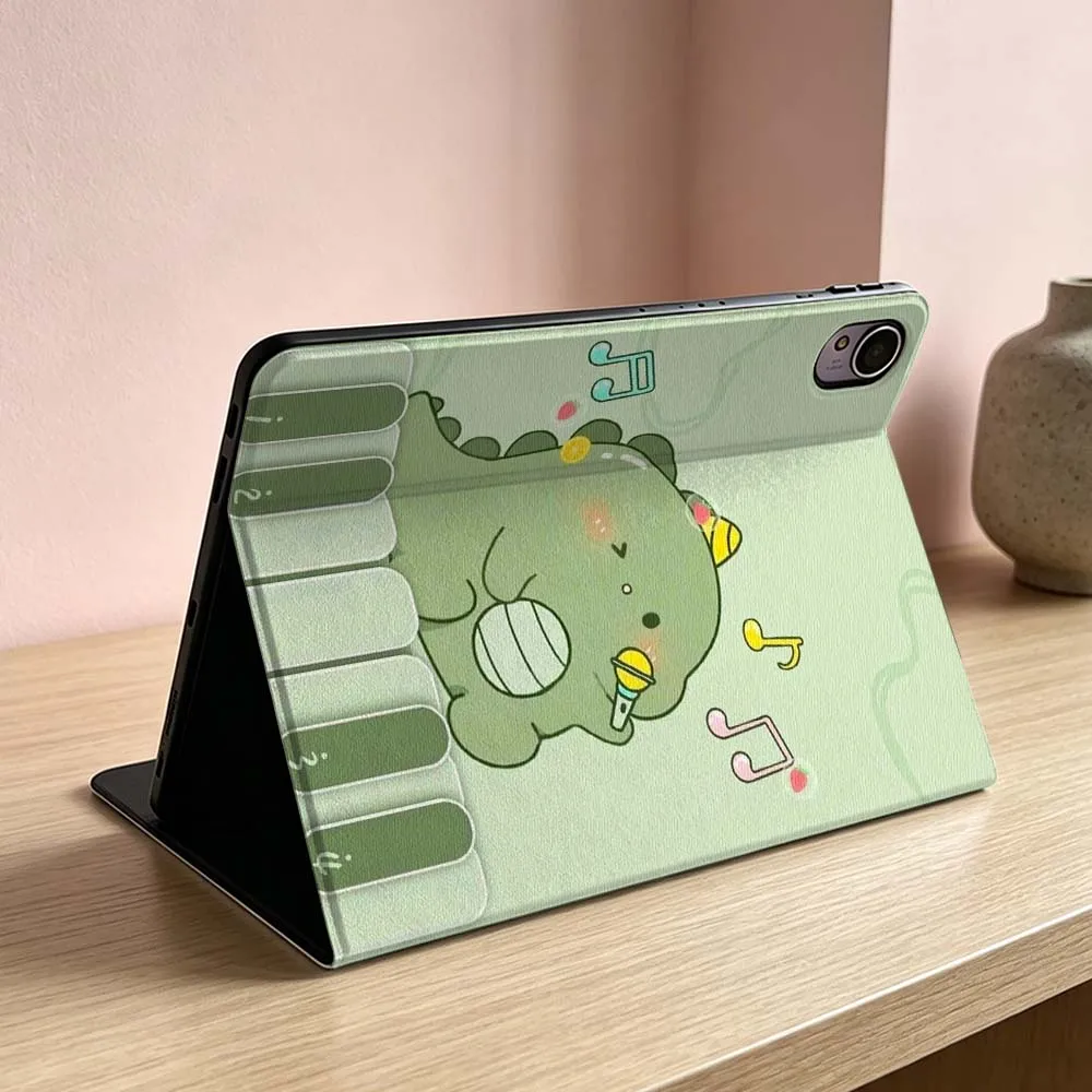 Cute Little Dinosaur Pattern For Huawei MatePad MediaPad MagicPad Honor Pad 10 9 8 X10 X9 X8 X8a Pro Inch Tablet Case Soft