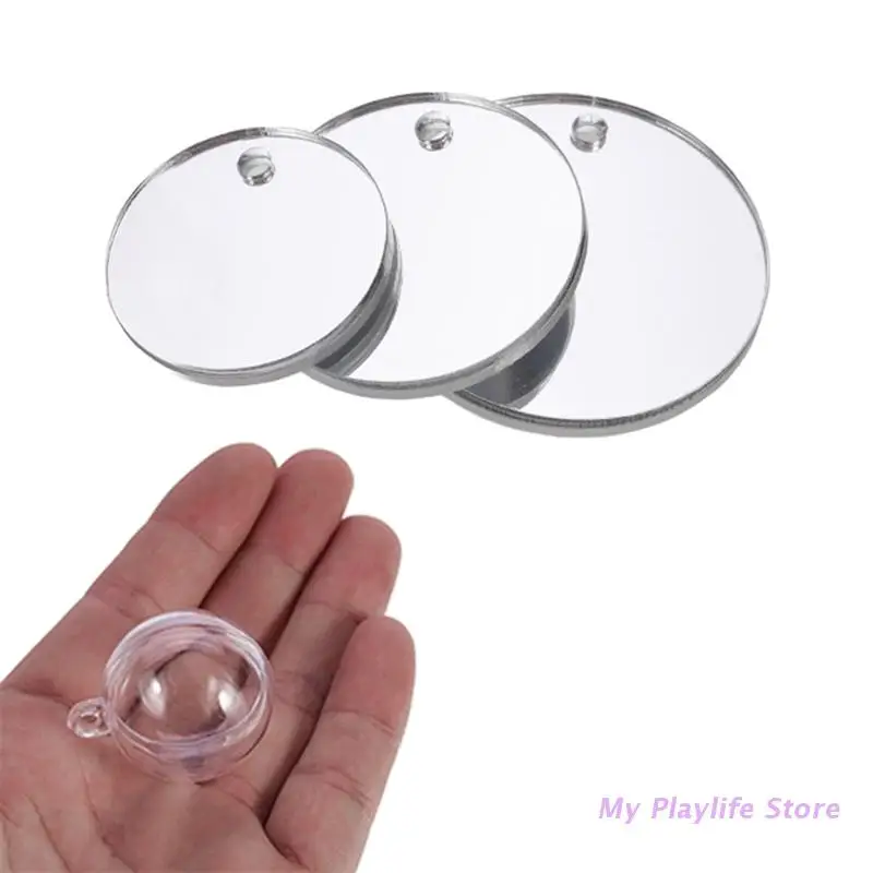 Floating Betta Exercise Mirror Dia. 5cm/6cm/7cm Floating Round Mirror Fish Tank Antidepressant Betta Training Mirror