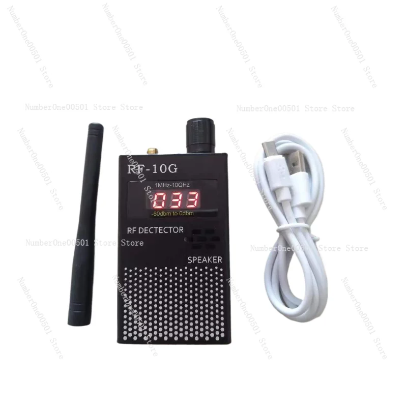 

RF 10G Digital Field Strength Meter 1MHz-10GHz RF Power Detector with LCD Display